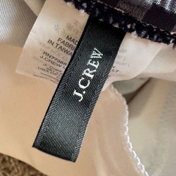 J. Crew Gingham One-Piece Swimsuit - Picture 9 of 10